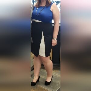Blue/Black Rickis dress size 12